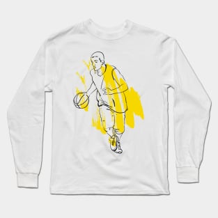 Basketball Player #6 Long Sleeve T-Shirt